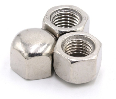 Sistema de medición métrico A2-70 de acero inoxidable SS304 Hex Cap Nut para la eficiencia del tratamiento del agua utilizando acero de aleación duradera