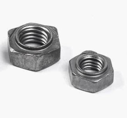 Sistema de medición imperial M6 M8 M10 pernos longitud Hex Nuts de soldadura con acero inoxidable acabado cromado