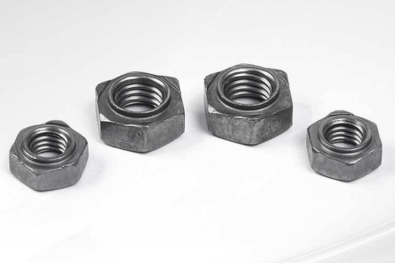 Sistema de medición imperial M6 M8 M10 pernos longitud Hex Nuts de soldadura con acero inoxidable acabado cromado