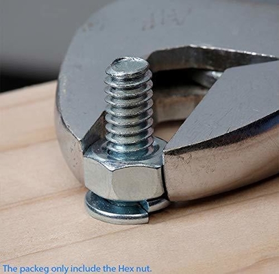 Sistema de medición métrico Zinc-Flake revestido m8 DIN 934 Hex Nut para la industria general Envío rápido Amigo del medio ambiente