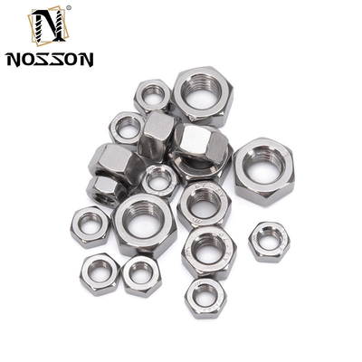 Noces hexagonales de acabado de óxido negro industrial para M1.6 M2 M2.5 M3 M4 M5 M6 M8 M10 M12 M14 M16 M20 SUS 304 316 de acero inoxidable
