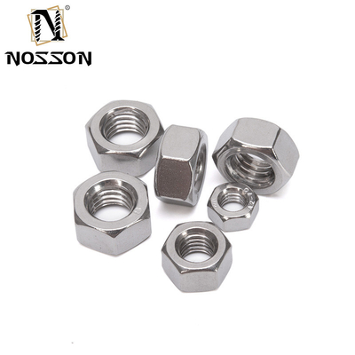 Noces hexagonales de acabado de óxido negro industrial para M1.6 M2 M2.5 M3 M4 M5 M6 M8 M10 M12 M14 M16 M20 SUS 304 316 de acero inoxidable
