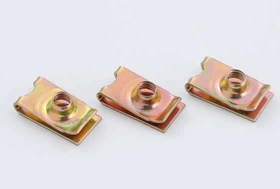 Sistema métrico de medición zincado M4-M10 Nut de pinza U de acero inoxidable para soluciones de fijación roscada