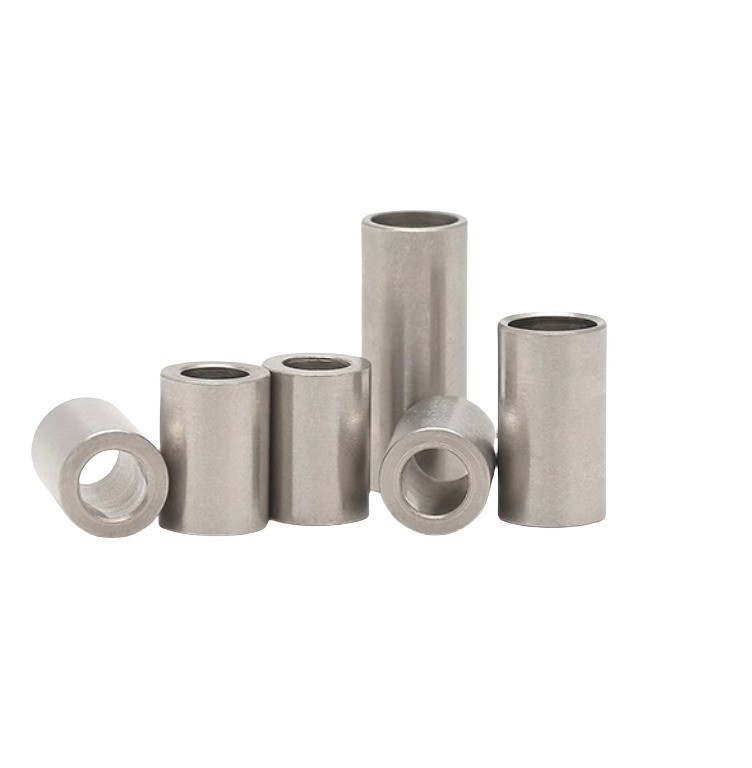 Finalización ZINCO PLATADO Personalizado 3mm 8mm 24mm de acero inoxidable de manga de bujes para M5 M6 M8 M10 cilindro métrico bujes de acero