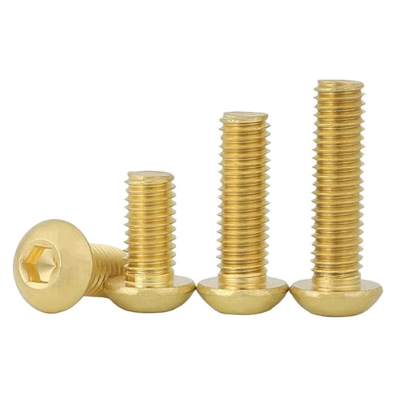 Paz de la mente garantizada métrica H62 de latón Pan Head Torx máquina de seguridad tornillo M8 botón Trox cabeza de tornillo con acabado plano