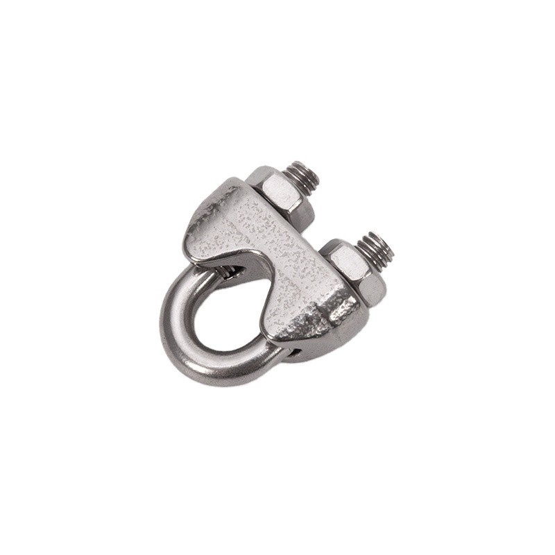 Clamparas de doble tubería Clip de cable de alambre de acero inoxidable estándar GB para sujetadores DIN741 personalizable OEM soportado