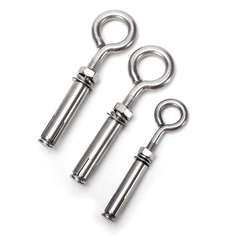 316 Cerrojo de ojo soldado de acero inoxidable para el aparejo de aparejo del sistema de medición de cabeza redonda INCH Tamaño 1,6 m