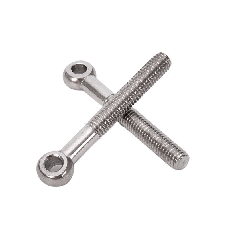 JIS estándar cerrojo de ojo de acero inoxidable con hilo fino zinc recubierto de acabado de pulgada medida OEM personalizado