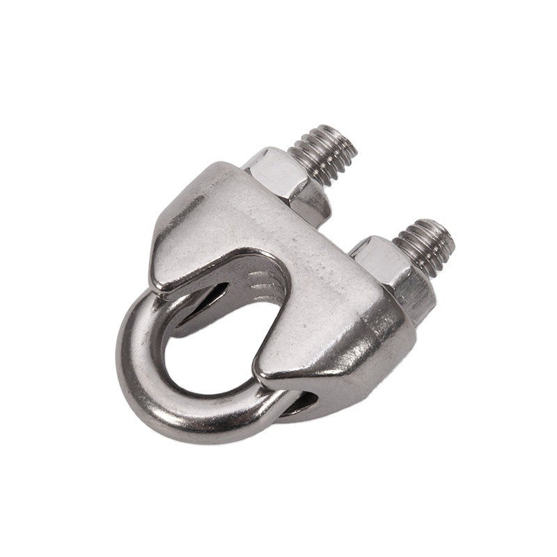 304 acero inoxidable 4.6mm DIN741 Clip de cuerda de alambre para abrazaderas de doble tubo Sistema de medición métrico OEM personalizado