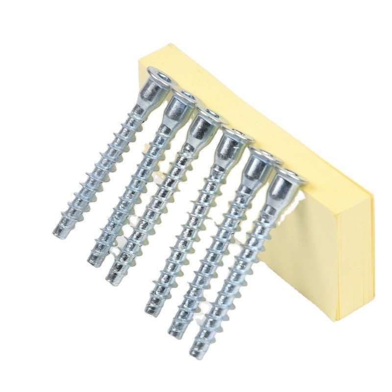 ANSI/ASME Sistema de medición INCH de acero inoxidable estándar con cabeza plana y accionamiento automático Euro tornillo para instalación de muebles