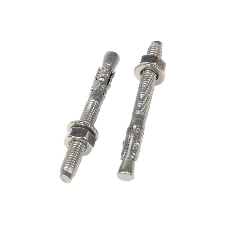 Acero inoxidable pulido Fijaciones para reparación de automóviles M6 M8 M12 Gecko Caída de hormigón en el anclaje manga cuña de expansión del anclaje perno