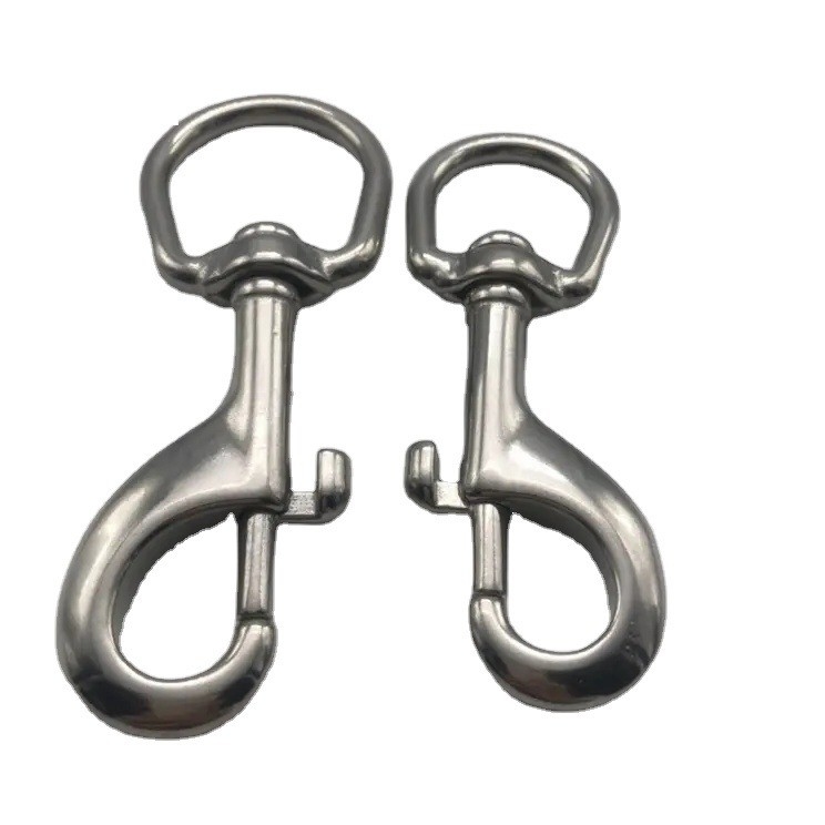 Estándar JIS AISI304/316 Cerrojo de acero inoxidable Gancho giratorio de carabinero para la correa de la correa para perros Buceo m3 m4 m5 m6 m8 m10 m12 1/4 3/8 5/16