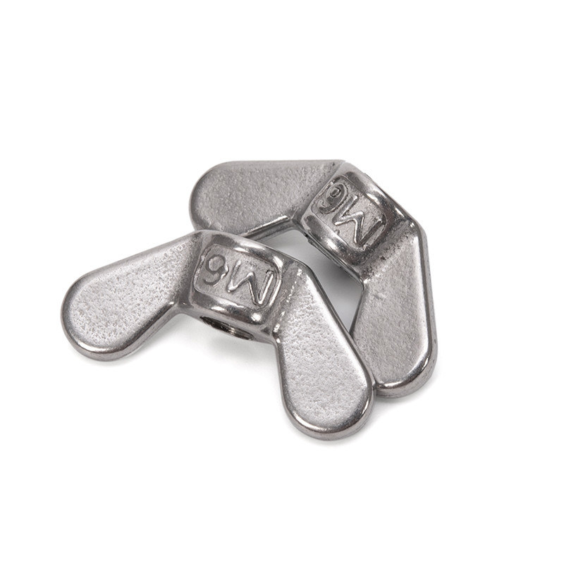 Nuts de ala de acero de aleación de acabado de óxido negro M4 M5 M6 M8 M10 M12 M14 M16 M18 M20 M22 M24 DIN315 para sistema de medición métrico