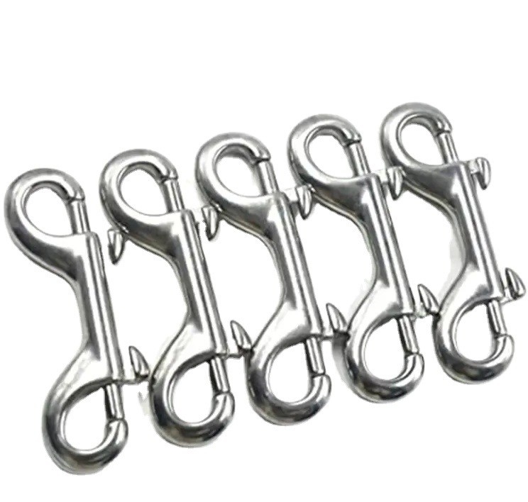Zinc acabado de acero inoxidable mecanizado con ojo giratorio giratorio disparador gancho para pernos de 14 mm y equipo pesado pesado
