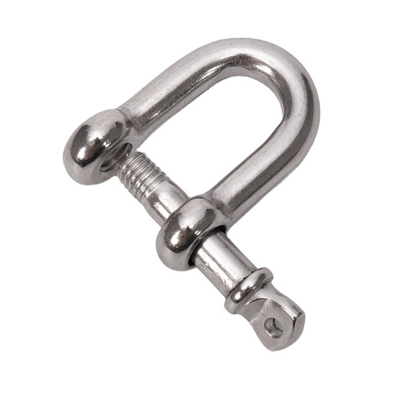 Tecnología de fundición de precisión de 8 mm DIN1142 304 Clip de cuerda de alambre de acero inoxidable Chuck con pin de cuello de tornillo
