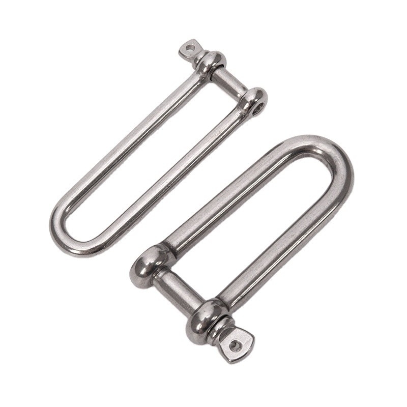 8 mm Polido Marítimo Tipo D DIN82101 Enjazón de Hardware Pesado Con Pin de Collar para el Levantamiento en Soluciones de la Industria Minorista