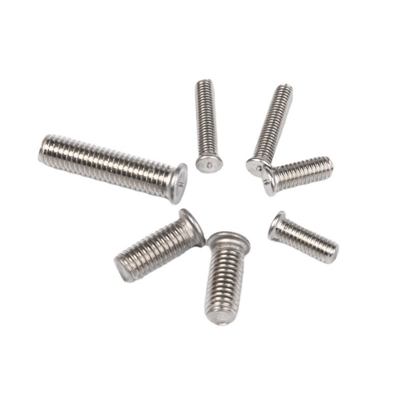 Industria puntas de soldadura M3 M4 M5 M6 M8 M10 M12 Cerrojos de soldadura de acero inoxidable Fijación DIN Estándar pulido Zinc acabado