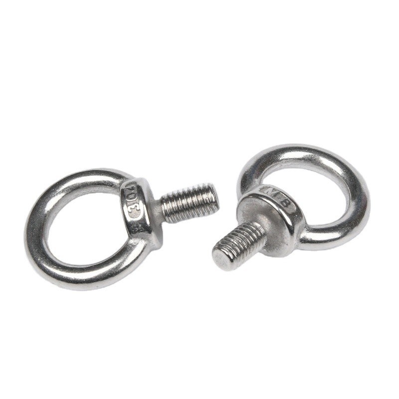 GB estándar de grado marino galvanizado de acero inoxidable anillo de elevación roscado eyebolt 1/4&quot; 20 x 1&quot;&quot; ISO estilo de cabeza redonda