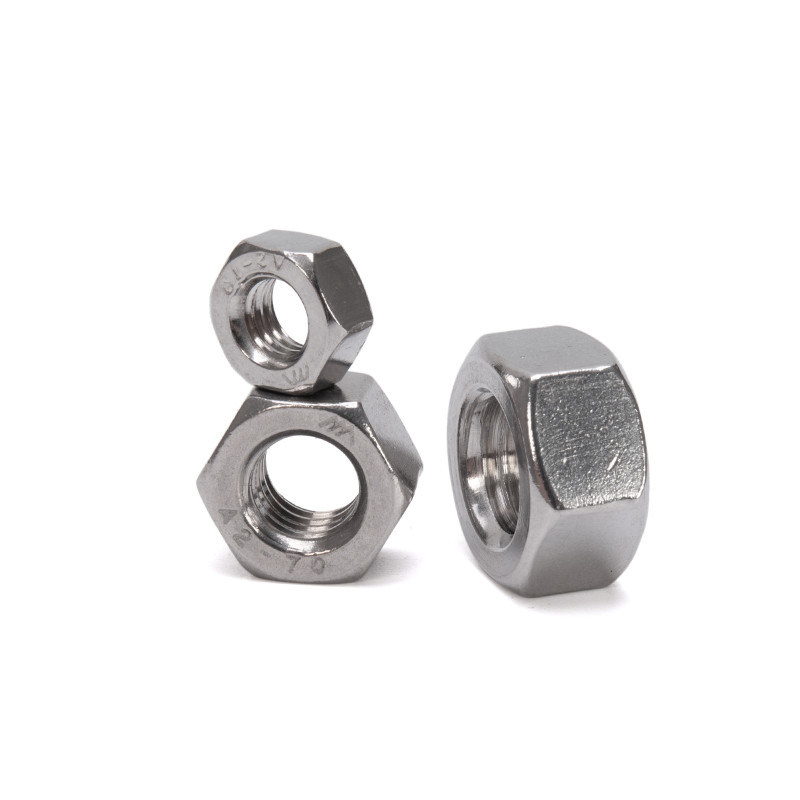 Acero inoxidable 304 de bloqueo Hexagonal Nut Norma ISO para el uso del sector industrial Propósito de uso