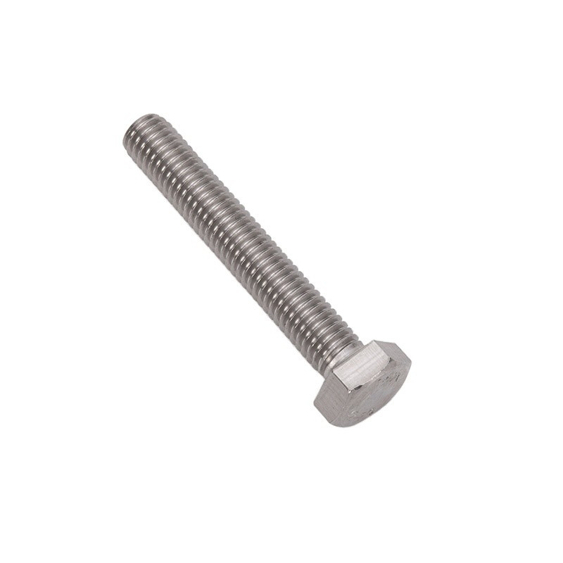 Cerrojos y tuercas hexagonales de acero inoxidable revestidos con zinc DIN933 para aplicaciones mecánicas m3 m4 m5 m6 m8 m10 m12 m14 m16 m20