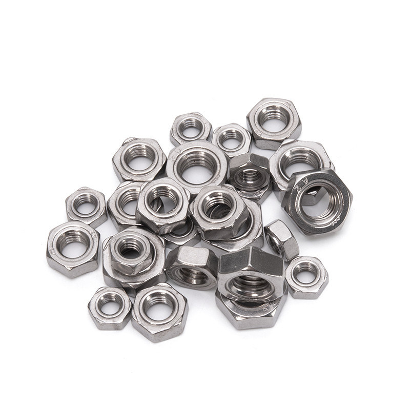 DIN929 Acero inoxidable 304 316 A2 A4 de hilo Hexagon Nuts de soldadura para la industria general estándar DIN Grado 4 5 6 por DIN929