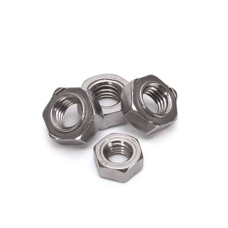 GB estándar personalizado de pulgadas métricas de acero inoxidable Hex Nuts M3 M4 M5 M6 M8 M10 M12 con zinc amarillo-cromato