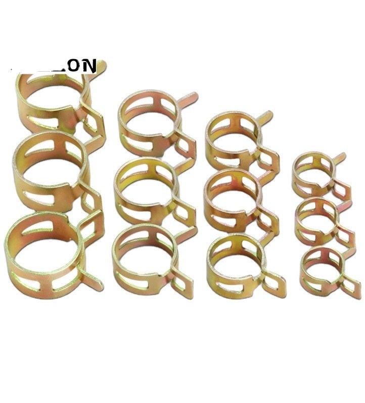 Conexión de tuberías de superficie plana métrica para sistemas de ventilación de automóviles abrazaderas de tuberías abrazaderas de primavera abrazaderas de abrazaderas a un precio asequible