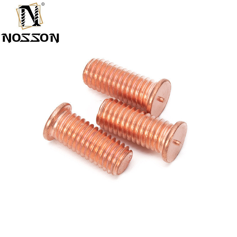 DIN estándar M3 M4 M5 M6 puntas de soldadura para la industria de pulido de los tornillos de soldadura de acero inoxidable