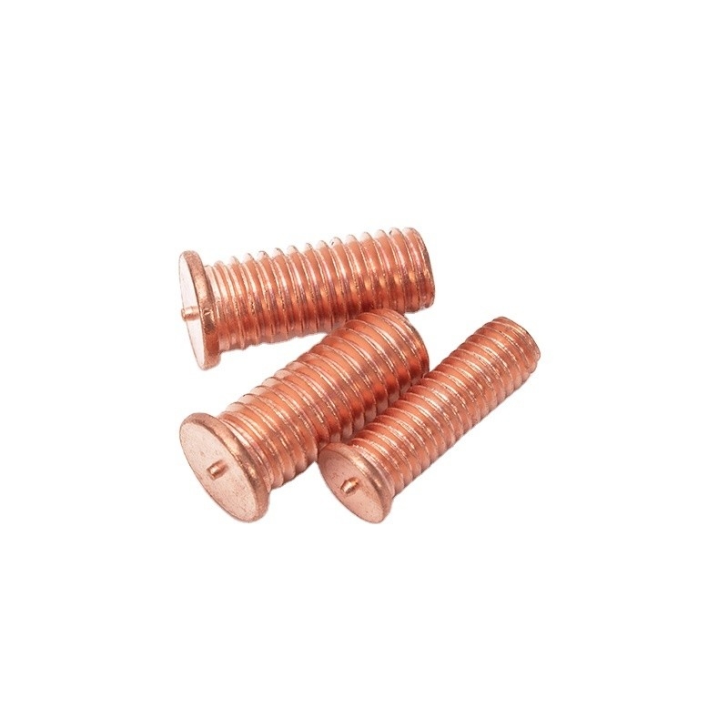 Precio asequible M4 M5 M6 M8 M10 tornillo de soldadura CD puntas de soldadura industria acabado de plata para todos los materiales hechos de acero inoxidable