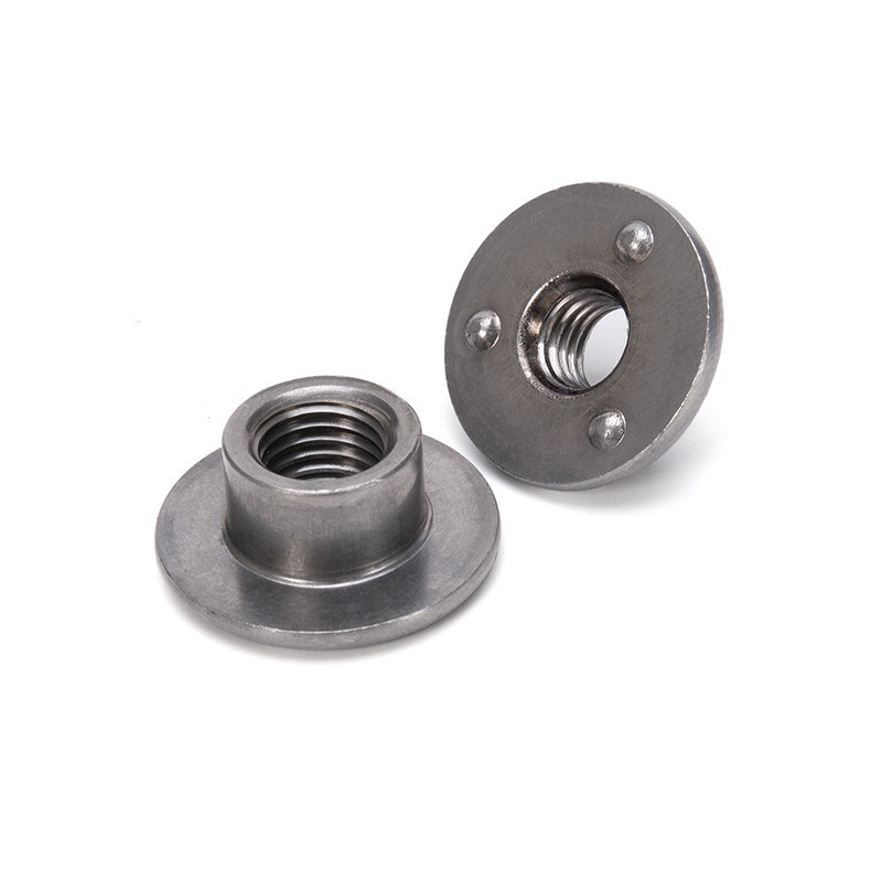 Sistema de medición métrico Estándar ISO 304 de acero inoxidable M3 M4 M5 M6 M8 M10 Din 546 Nueces redondas con agujero para industrial