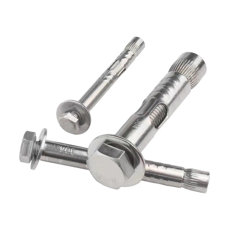Diámetro 1/2 pulgadas de acero inoxidable marrón SS304 SS316 Cerrojo de anclaje de cuña con 700 Capacidad Directamente distribuida