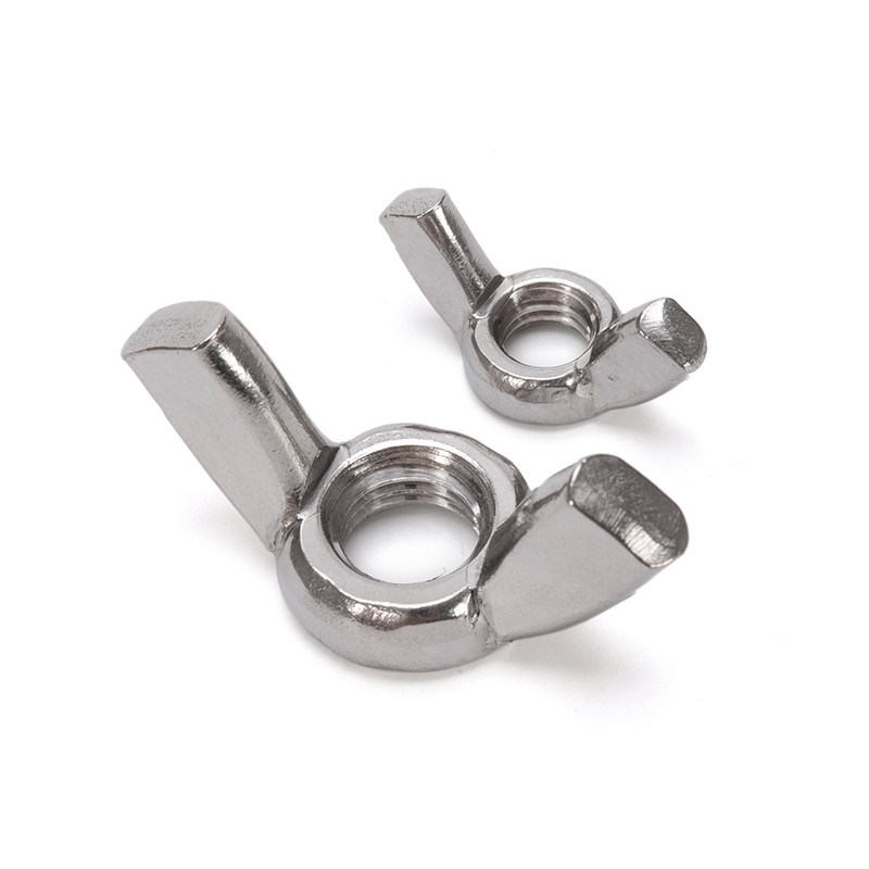 Sistema métrico de medición Nuts de ala DIN315 M3 M4 M5 M6 M8 Acero inoxidable vendido directamente para la industria minorista competitiva