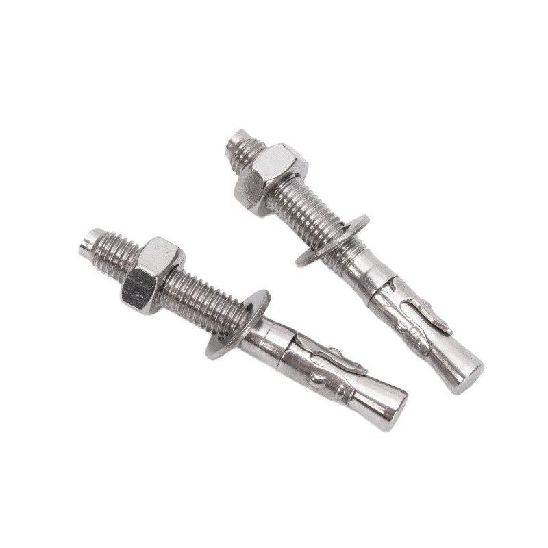 DIN estándar de acero carbono plata acero inoxidable 304 316 wedge anclaje de expansión anclaje perno Dyna perno SS304 para versátil