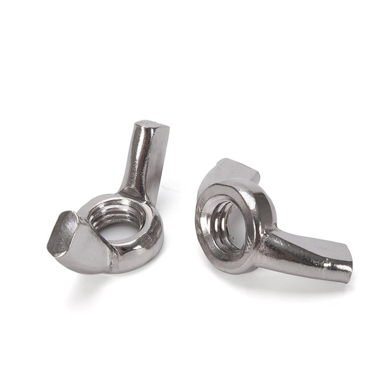 Personalización de acero inoxidable DIN315 Nut de mariposa para la industria minorista y durabilidad dentro del sistema de medición métrica
