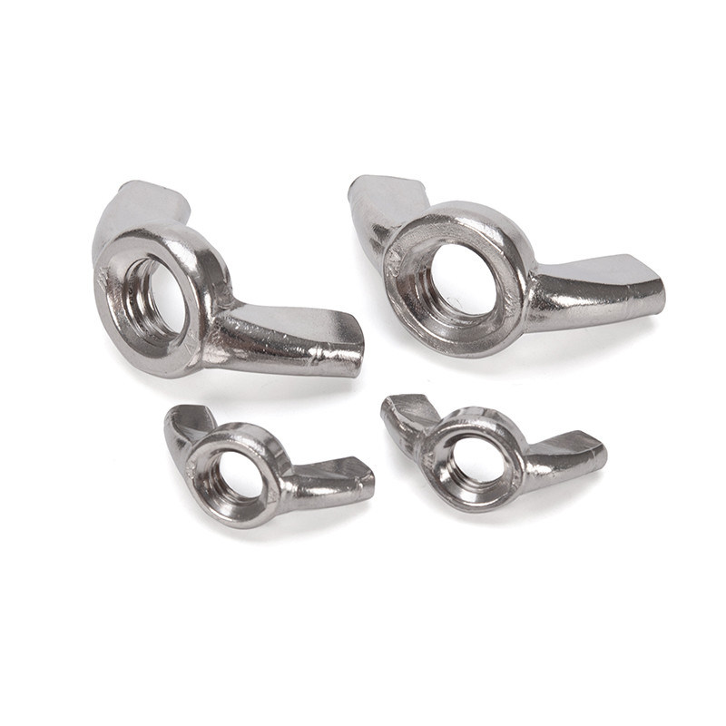 Acero inoxidable 304/316 Frutos secos de mariposa con acabado galvanizado Sistema de medición métrico estándar JIS Durable