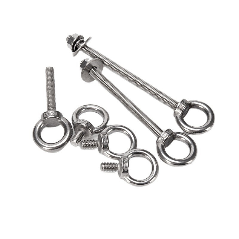 Anillo de elevación marítima, tornillo, bucle, ojo de acero, perno M6 M8 M10 con sistema de medición DIN estándar e INCH