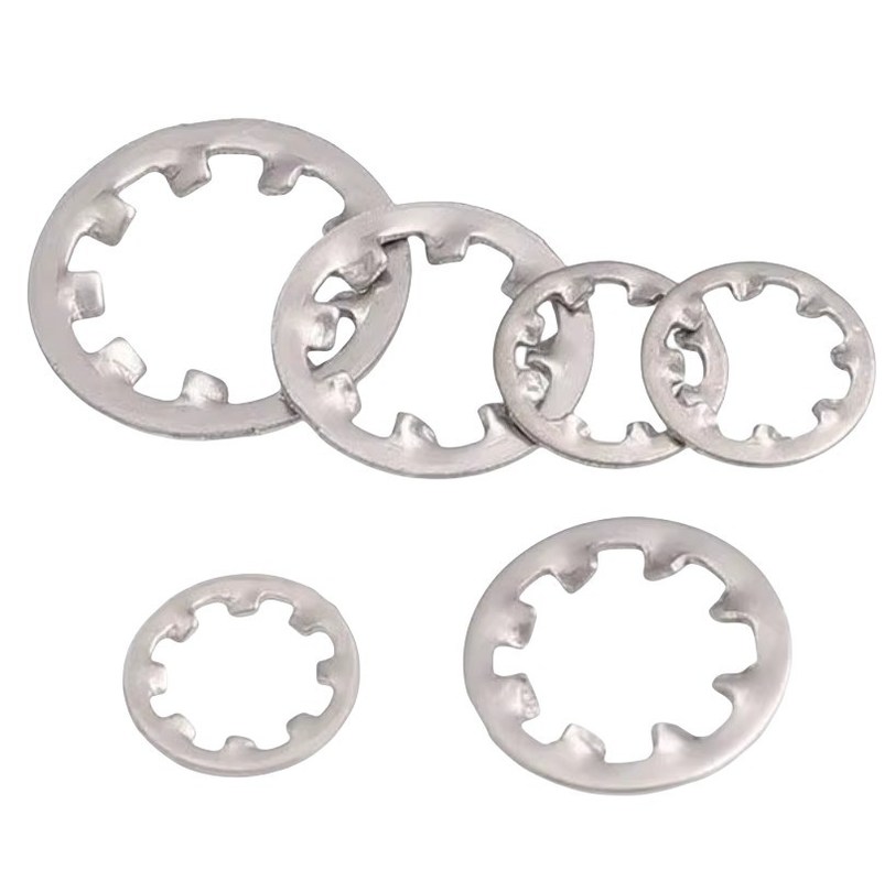 Lavadoras de cerradura con dientes internos de acero inoxidable para la seguridad DIN 6797 ANSI/ASME Aplicación en la industria pesada