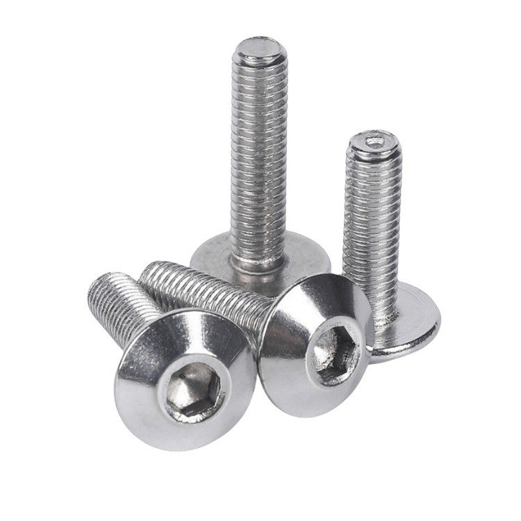 Sistema de medición métrica de acero M5 M6 cabeza de paraguas tornillo de conexión hexadecimal con eficiencia estándar ANSI