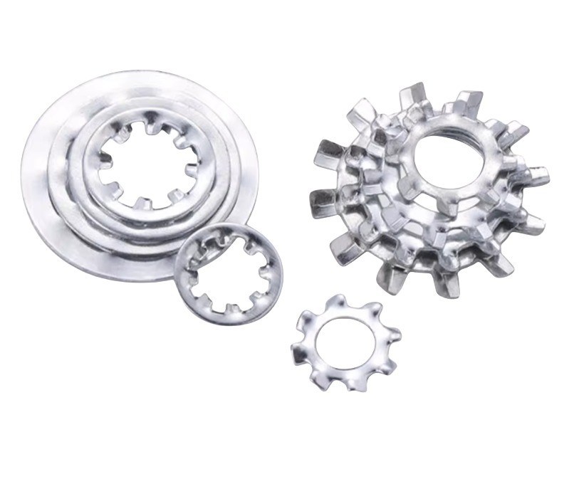 Limpieza en negro DIN6797J 304 de acero inoxidable con dientes internos cerrados cerrados M2-M30 para aplicaciones duraderas de atención médica