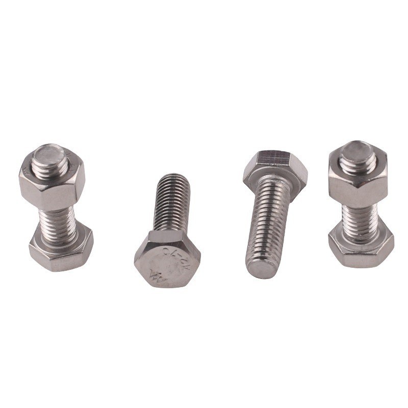 Cabeza plana M14 pernos y tuercas M12 Lavadoras M10x125 Tamaño Cabeza hueca A4 304 316 Hecho de acero inoxidable 303 acabado negro