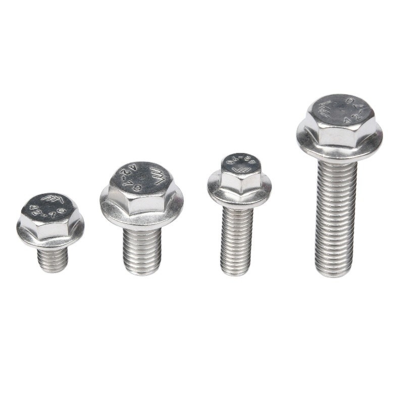 Los pernos de carrocería de acero inoxidable Zinc Final Super Duplex SAF2205 2507 A286 Phillips Drive Hex Head Flange Cerrojo DIN6921