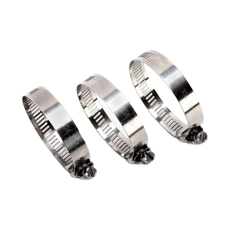 Clampas de manguera de propósito general de 16-300 mm personalizadas para manguera firme y tubo de 3 pulgadas de acero inoxidable 304 de 65-89 mm