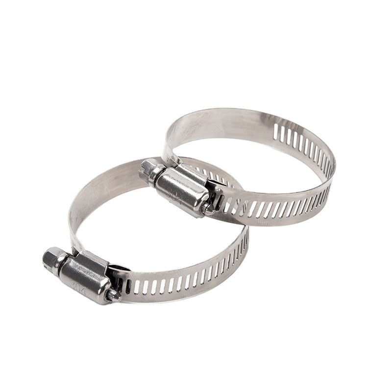 Soporte personalizado de ODM 304 acero 6 pulgadas gancho de garganta para fijación de cable de manguera pinza no estándar Tipo alemán fuerte 16-300mm