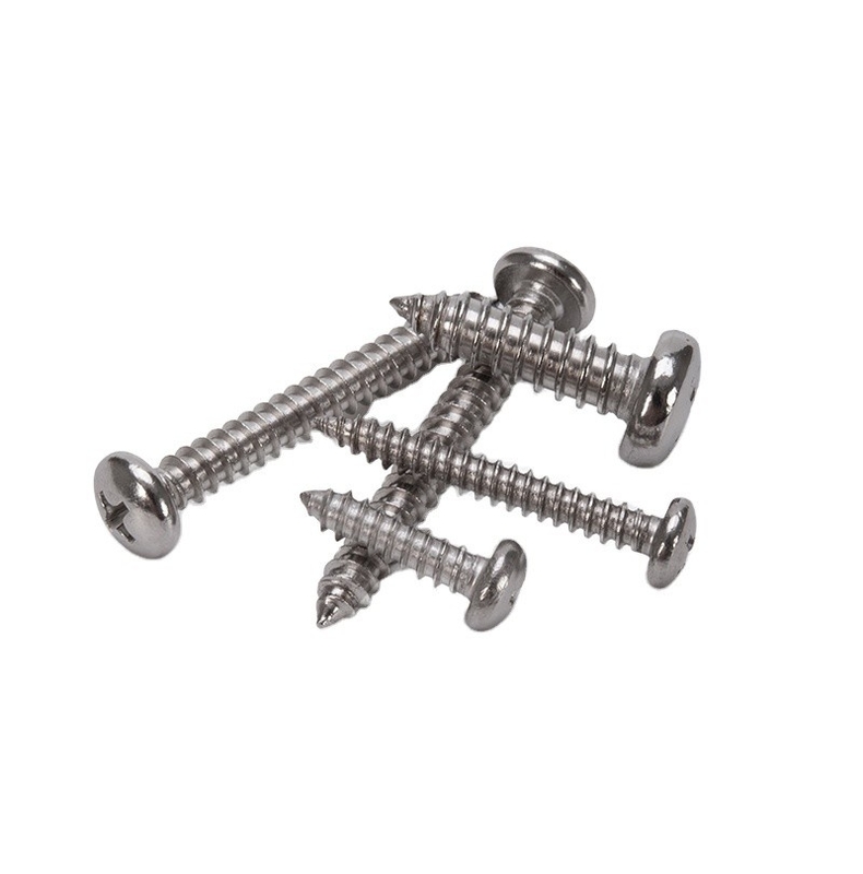 Sistema métrico de medición ZINCO PLATADO acero inoxidable 304 tornillos de autoapertura con resistencia a la corrosión y diseño duradero