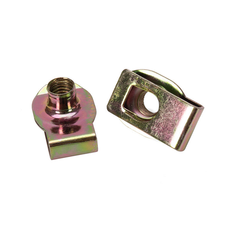 Sistema de medición métrica de la cabeza hexagonal M4-M10 Zincado U Forma de metal de resorte de clips Nut Metal U Nut