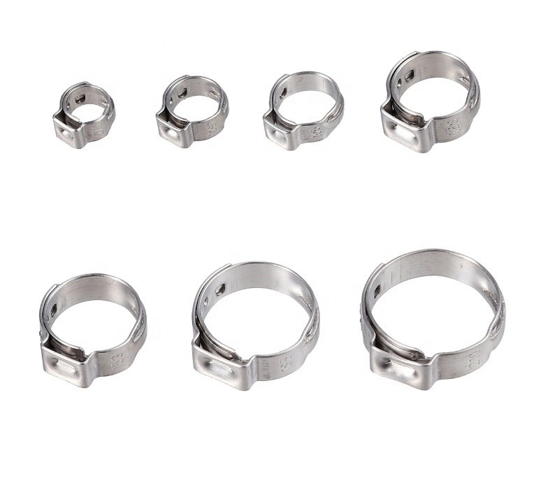 Clampada de oreja única de acero inoxidable 304 para la industria general de -Proveído soporte personalizado OEM Muestra de stock