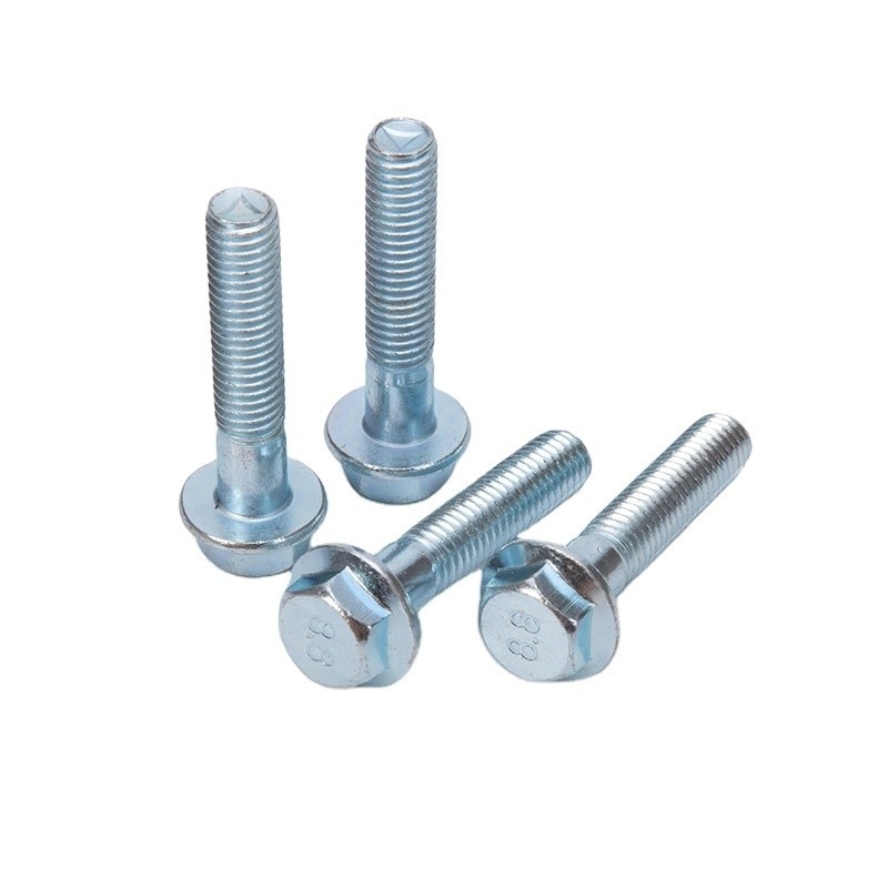 Bolsas de cabeza hexadecimal de alta calidad de acero al carbono A2-70 5/16 de brida con rosca completa 5/16 &quot;-18 x 3/4&quot; de grado 5 para los requisitos del cliente