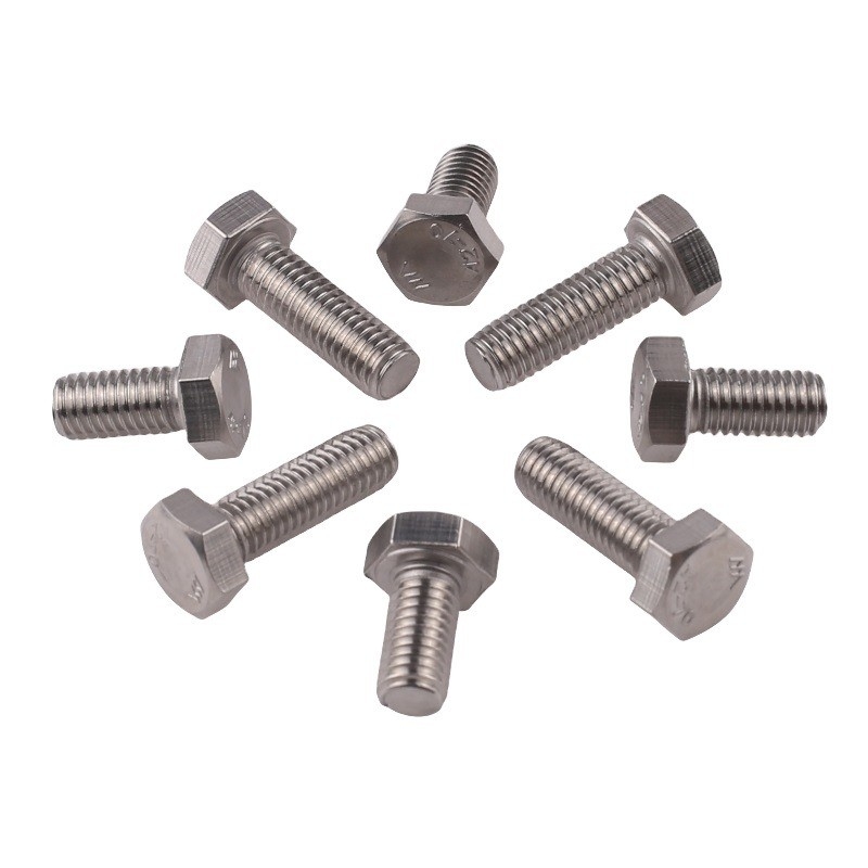 Sistema de medición métrico de cabeza de tornillo hexagonal M6 de zinc