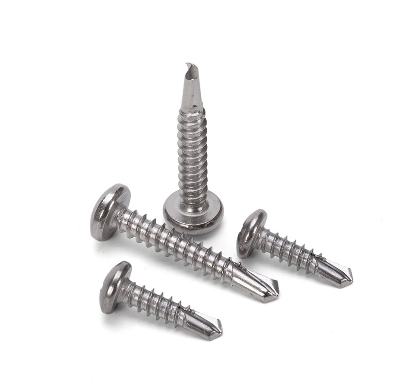 Metric Galvanized Metal Hexagon Head Tek Madera acero inoxidable Hex auto perforación de tornillo con EPDM Lavadoras de techo de tornillo