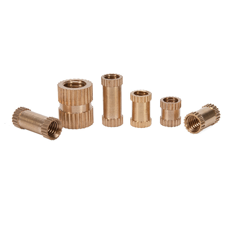 JIS métrico estándar de la industria automotriz de calentamiento moldeo de rosca de cobre inserto con 8mm 10mm 12mm 14mm 16mm 20mm 25mm 30mm 35mm 40mm 50mm tornillos